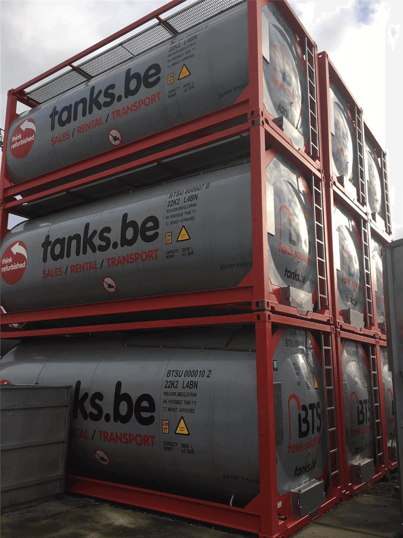 Gebrauchte transportbehälter/container, Edelstahl 316 26000 liter - BTS Tank  Solutions