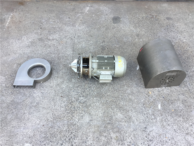 Pump/agitator with lid stainless steel
